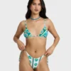 Salty Waves Wendbares Mini-Slide-Triangel-Bikini-Oberteil