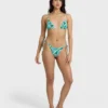 Salty Waves Wende-Bikinihose mit seitlichen Bändern