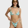 Salty Waves Wende-Bikinihose mit seitlichen Bändern
