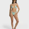 Salty Waves Wende-Bikinihose mit seitlichen Bändern