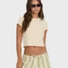 Shelly Kurzarm-Strick-T-Shirt