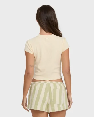 Shelly Kurzarm-Strick-T-Shirt