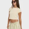 Shelly Kurzarm-Strick-T-Shirt