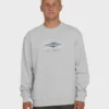 Shortsands Sweatshirt mit Rundhalsausschnitt