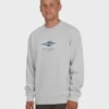 Shortsands Sweatshirt mit Rundhalsausschnitt