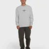 Shortsands Sweatshirt mit Rundhalsausschnitt