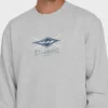 Shortsands Sweatshirt mit Rundhalsausschnitt