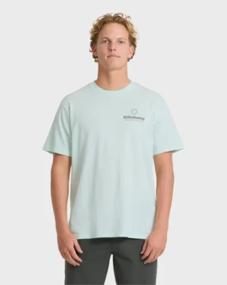 Single Fin Premium-T-Shirt mit kurzen Ärmeln