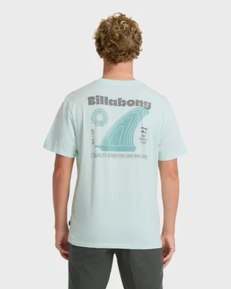 Single Fin Premium-T-Shirt mit kurzen Ärmeln