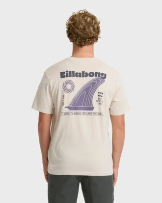 Single Fin Premium-T-Shirt mit kurzen Ärmeln