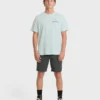 Single Fin Premium-T-Shirt mit kurzen Ärmeln