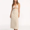 Slides Midi-Strickkleid