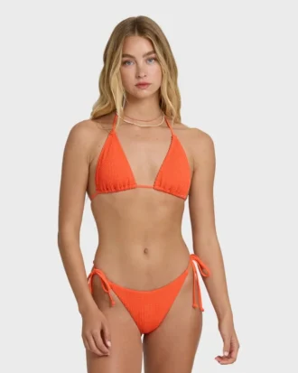 Sommer-Tanga-Bikinihose mit hohen Seitenschnürungen