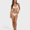 Sommer-Tanga-Bikinihose mit hohen Seitenschnürungen Sommer-Tanga-Bikinihose mit hohen Seitenschnürungen