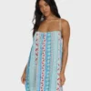 Strandkleid mit „Beach Song“-Print Strandkleid mit „Beach Song“-Print