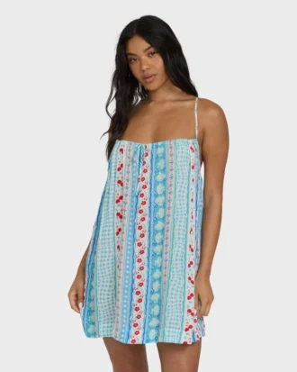 Strandkleid mit „Beach Song“-Print