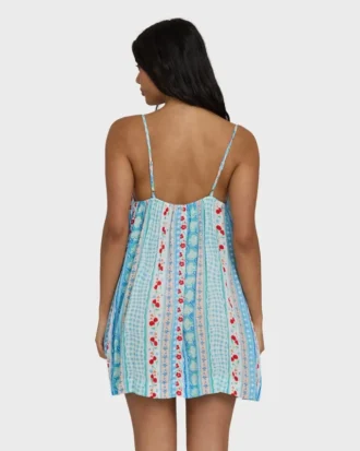 Strandkleid mit „Beach Song“-Print