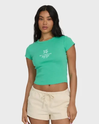 Summer Icons Kurzarm-Strick-T-Shirt