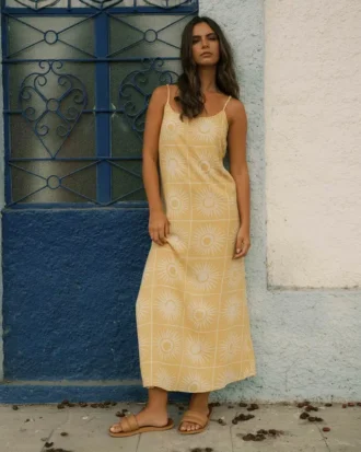 Sun Glow Maxikleid