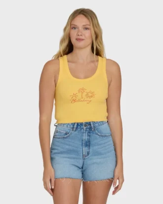 Sun Palm Seashell Tanktop