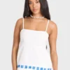 Sun Stamp gewebtes Tanktop Sun Stamp gewebtes Tanktop