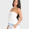 Sun Stamp gewebtes Tanktop Sun Stamp gewebtes Tanktop