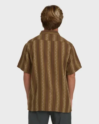 Sundays Jacquard-Hemd mit kurzen Ärmeln