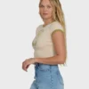 Sunny Out Kurzarm-Baumwoll-T-Shirt Sunny Out Kurzarm-Baumwoll-T-Shirt