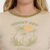 Sunny Out Kurzarm-Baumwoll-T-Shirt Sunny Out Kurzarm-Baumwoll-T-Shirt