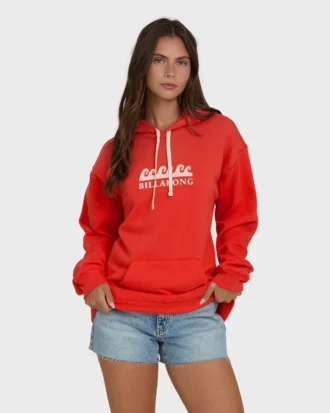 Surfing in Town Pullover-Hoodie