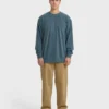 Sweatshirt mit Rundhalsausschnitt und Flamm-Effekt Sweatshirt mit Rundhalsausschnitt und Flamm-Effekt