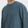 Sweatshirt mit Rundhalsausschnitt und Flamm-Effekt Sweatshirt mit Rundhalsausschnitt und Flamm-Effekt