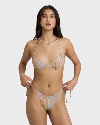 Take It Back Tanga-Bikinihose mit seitlichen Bändern