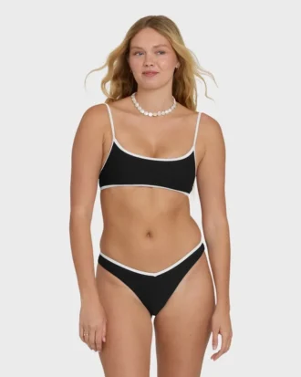 Tanlines Bound Jaclyn Crop Bralette Bikini-Oberteil