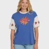 Tropics Co Ringer-Shirt mit kurzen Shorts