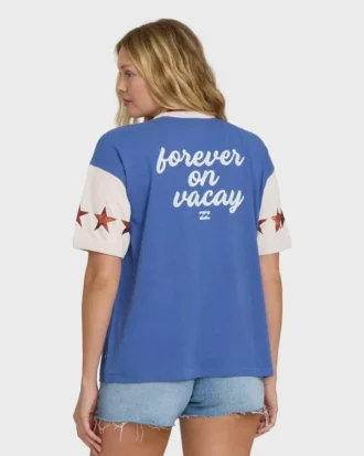 Tropics Co Ringer-Shirt mit kurzen Shorts