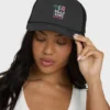 Trucker-Cap mit Blumenblockmuster Trucker-Cap mit Blumenblockmuster
