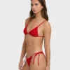 Twisted Tides Bikinihose mit seitlichen Bändern Twisted Tides Bikinihose mit seitlichen Bändern