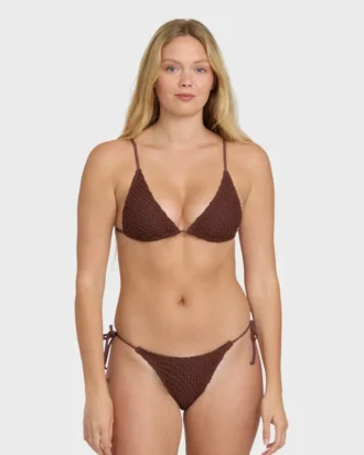 Twisted Tides Slide Tall Triangle Bikini-Oberteil