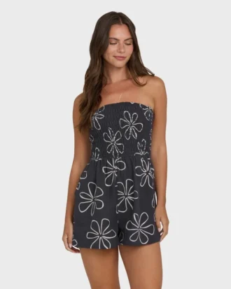 Vacay All Day bedruckter Playsuit