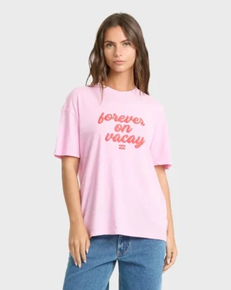 Vacay Forever Kurzarm-Strick-Shorts-T-Shirt