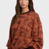 Vida Palms Sweatshirt mit Rundhalsausschnitt