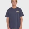 Walled Premium-Shorts-T-Shirt aus Strick mit kurzen Ärmeln
