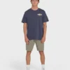 Walled Premium-Shorts-T-Shirt aus Strick mit kurzen Ärmeln