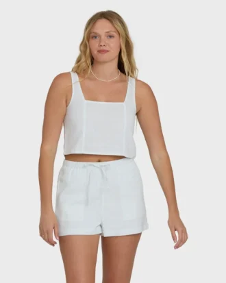 Wanderer Seersucker-Streifen-Shorts