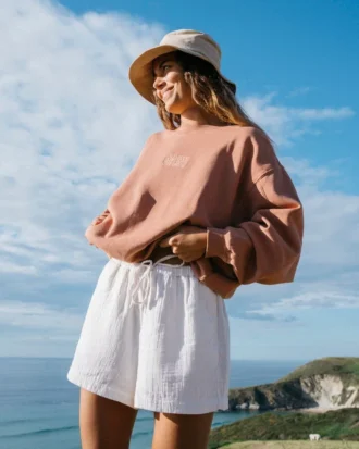 Wanderer-Shorts aus gewebtem Stoff