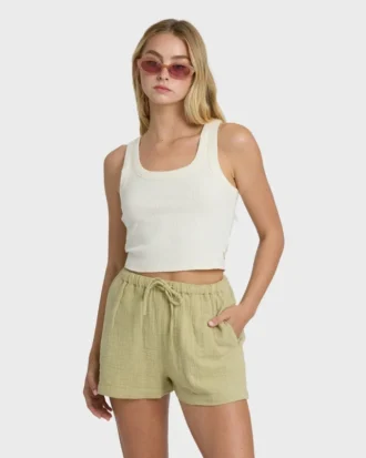 Wanderer-Shorts aus gewebtem Stoff