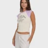 Wanderer Shorts aus gewebtem Stoff mit lila Streifen Wanderer Shorts aus gewebtem Stoff mit lila Streifen